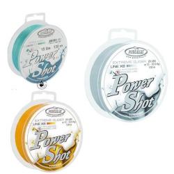 Tresse Powerline Power Shot 8 Brins 130m Blanc 20/100