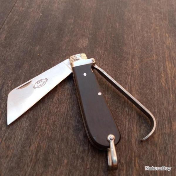 Couteau CAVALIER Collection 222 Garanti Manche en BNE avec Poncetage