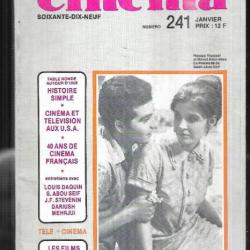 cinéma 79 janvier 1979 241 , cinéma et télévision aux usa , 40 ans de cinéma français