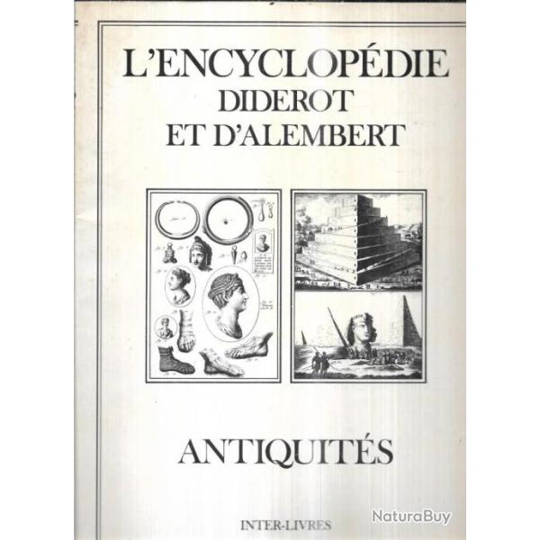 encyclopdie diderot et d'alembert antiquits