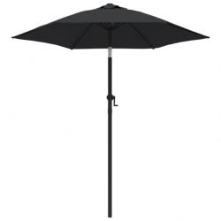 Parasol noir 200 x 211 cm aluminium 02_0008702