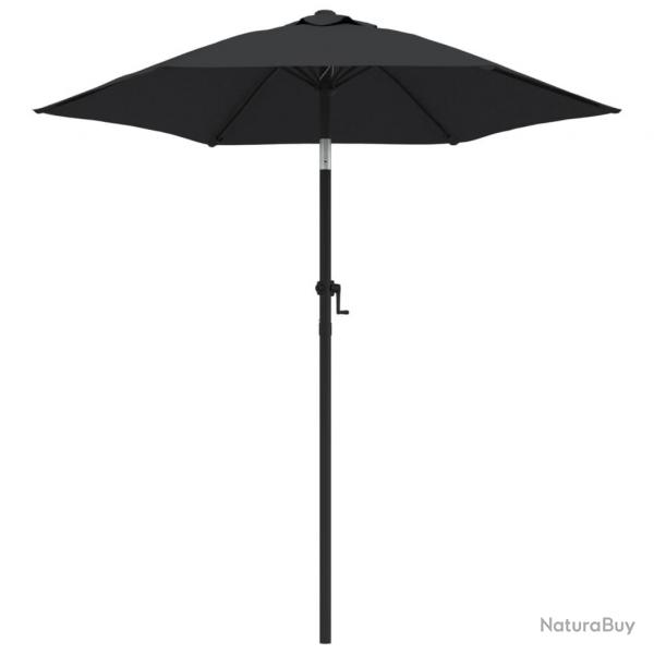 Parasol noir 200 x 211 cm aluminium 02_0008702