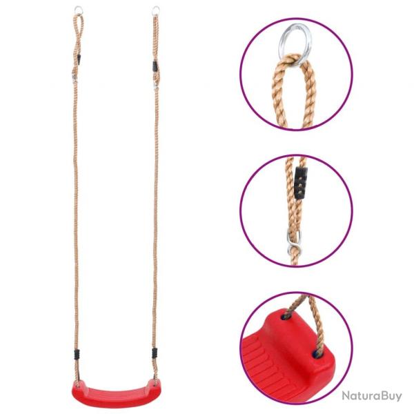 Sige de balanoire pour enfants rouge 02_0005092