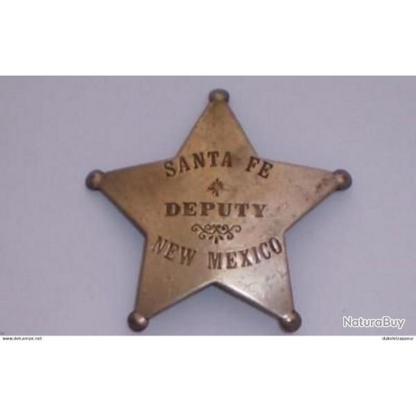 Badge Etoile :Sheriff, Marshall , Indian Police , Inspecteur, etc...9