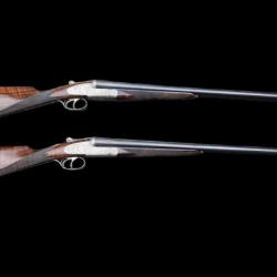 Magnifique Paire de Fusils à Platines Lebeau-Courally calibre 20/70 canons de 72 cms