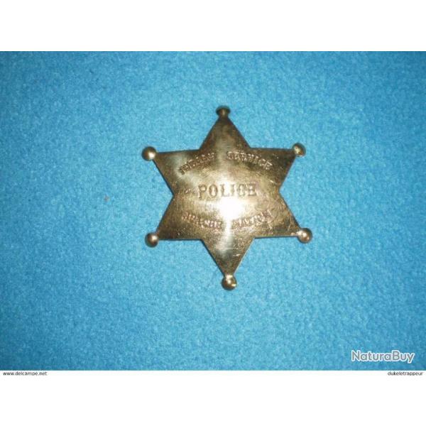 Badge Etoile :Sheriff, Marshall , Indian Police , Inspecteur, etc...39