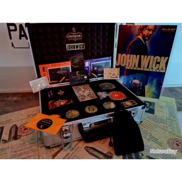 FIN RDUC! PACK PNA JOHN WICK4 COFFRET ALUMINIUM EXECUTIVE PACT PNA PAPiLLoN NOiR Armament DITION