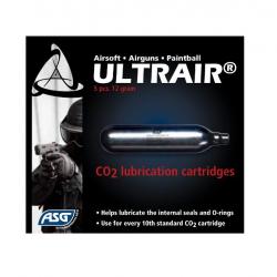 Capsule CO2 lubrifiée Ultrair, par 5 | ASG (17425 | 5707843051125)
