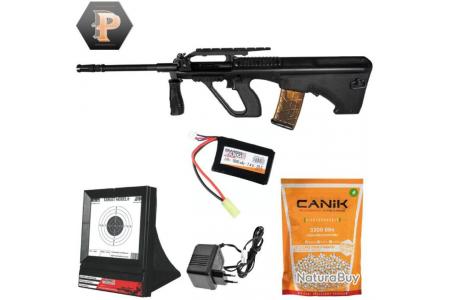 Réplique Airsoft R901 AEG Full metal Army armament + batterie + chargeur +  billes + cibles - Fusils d'assaut (10806241)