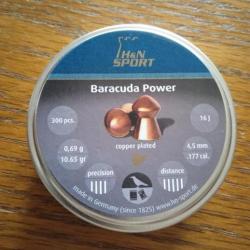 Plombs H N Baracuda Power 4,5mm NEUF