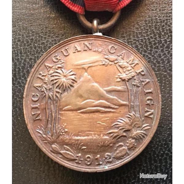 Medaille - USA - Campagne du Nicaragua - 1912