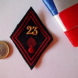 losange Ml 45 écusson collection militaire 23° infanterie cadre