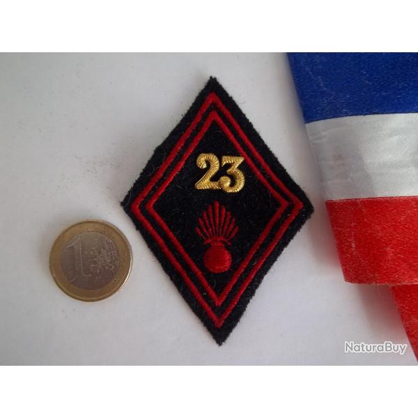 losange Ml 45 cusson collection militaire 23 infanterie cadre