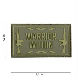 Patch 3D PVC Warrior within | 101 Inc (16112 |  8719298213628)