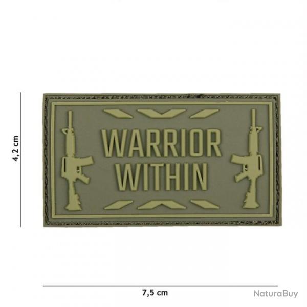 Patch 3D PVC Warrior within | 101 Inc (16112 |  8719298213628)