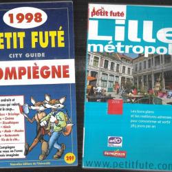 petit futé nord de la france , compiègne 1998, lille métropole 2010, aisne 2010
