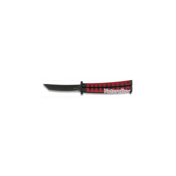 Couteau papillon Ninja rouge Albainox