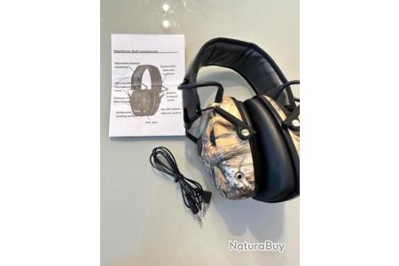 CASQUE DE TIR anti-bruit électronique ZOHAN PROHEAR NRR 23db EUR