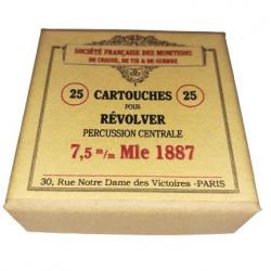 7,5 mm Nagant Suédois 1887: Reproduction boite cartouches (vide) SFM 10812396