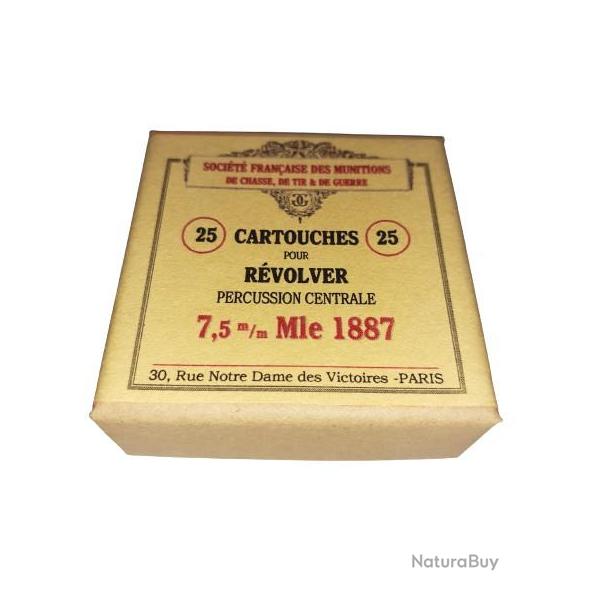 7,5 mm Nagant Sudois 1887: Reproduction boite cartouches (vide) SFM 10812396