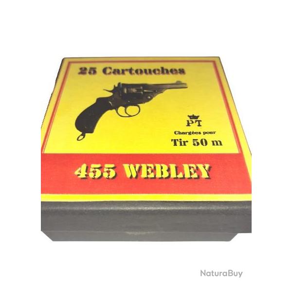 455 Webley: Reproduction boite cartouches (vide) A-F "Tir 50 m" 10812495