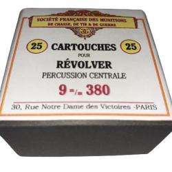9mm 380: Reproduction boite cartouches (vide) SOCIETE FRANCAISE des MUNITIONS 10813836