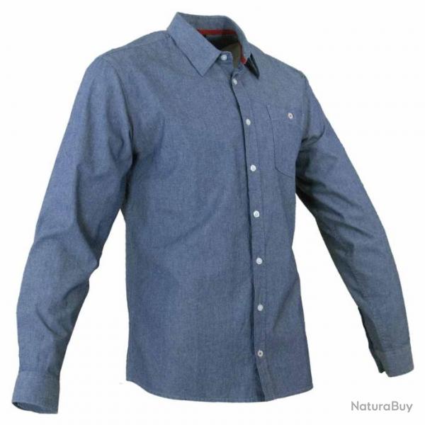 Chemise LMA ALPES bleu denim TM (Taille 3)