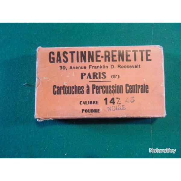 Boite Gastinne Rennette en 14mm poudre noire