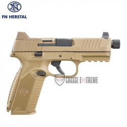 PISTOLET FN 509T OPTIC READY FILETE FDE CAL 9X19 - 17COUPS