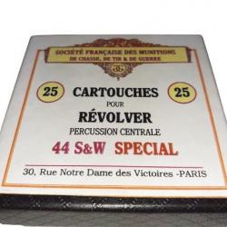 44 SW Spécial: Reproduction boite cartouches (vide) SOCIETE FRANCAISE des MUNITIONS 10815601