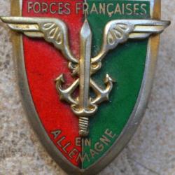 Forces Françaises en ALLEMAGNE, émail