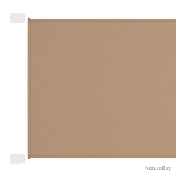 Auvent vertical 140 x 360 cm tissu oxford taupe 02_0007627