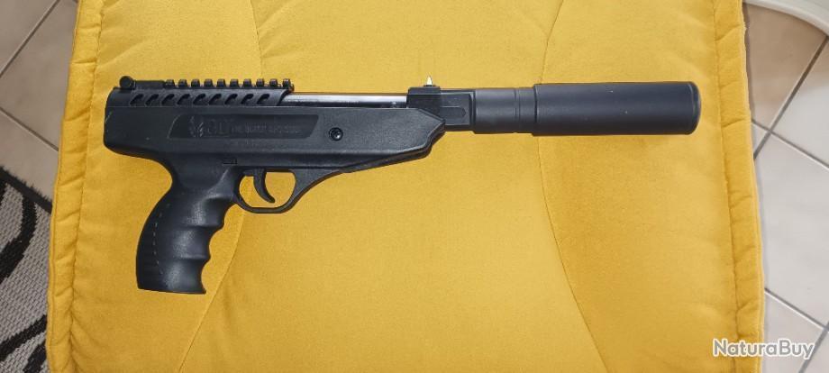 Pistolet a Plomb Langley Silencer BO 4,5 mm Air Comprimé 14 J de BO