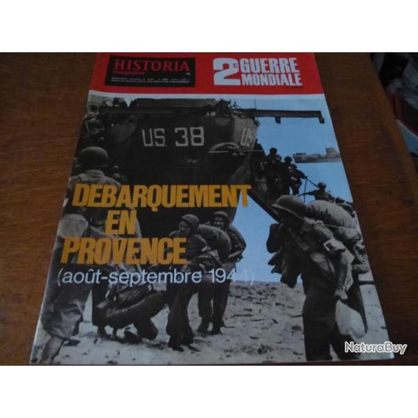 Xa HISTORIA  MAGAZINE 2 eme GUERRE MONDIALE NUMERO 74 DEBARQUEMENT EN PROVENCE