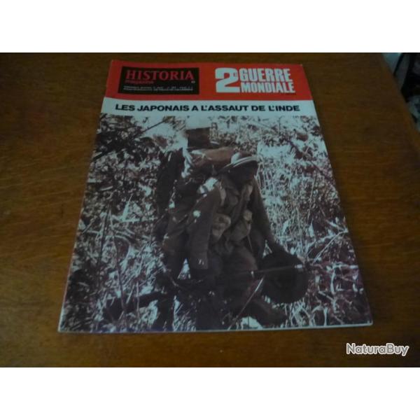 Xa HISTORIA  MAGAZINE 2 eme GUERRE MONDIALE NUMERO 63 LES JAPONAIS A L ASSAUT DE L INDE