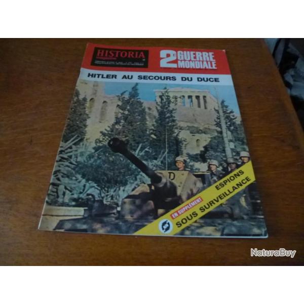 Xa HISTORIA  MAGAZINE 2 eme GUERRE MONDIALE NUMERO 18 HITLER AU SECOURS DU DUCE