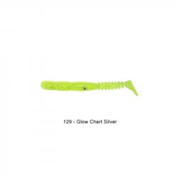 Leurre Reins Rockvibe Shad 3cm 129 - Glow Chart. Silver
