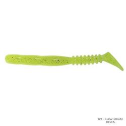 Leurre Souple Reins Rockvibe Shad 9cm 129 - Glow Chart. Silver