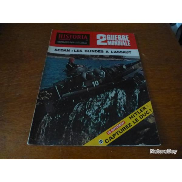 Xa HISTORIA  MAGAZINE 2 eme GUERRE MONDIALE NUMERO 8 SEDAN : LES BLINDES A L ASSAUT