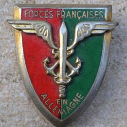 Forces Françaises en ALLEMAGNE, émail(b)
