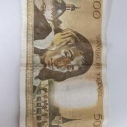 Billet 500 francs pascal