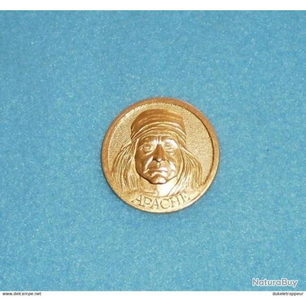 Mdaillon de crosse APACHE pour commmoratives "Origine WINCHESTER" Collection !