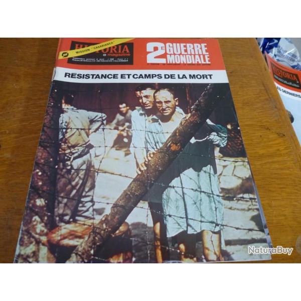 Xa HISTORIA  MAGAZINE 2 eme GUERRE MONDIALE NUMERO 64 RESISTANCE ET CAMP DE LA MORT