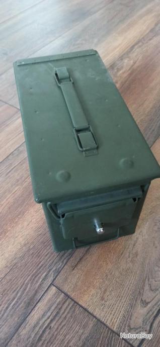 Ancienne caisse métal à munitions N°1 - Caisses à munitions (13575414