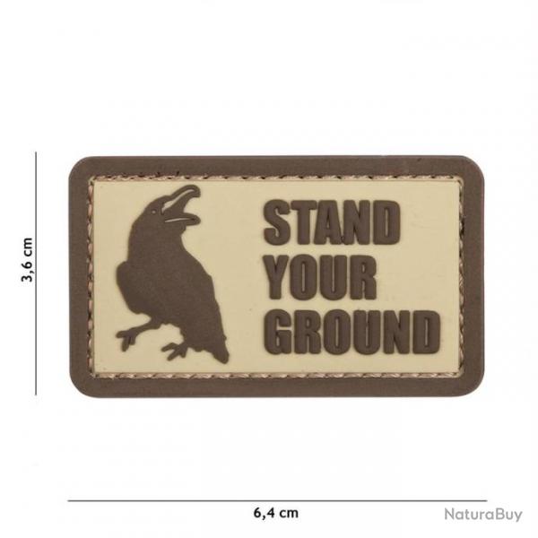 Patch 3D PVC Stand your ground | 101 Inc (444130-5474 | 8719298219132)