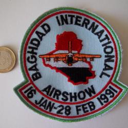 écusson militaire PATCH BAGHDAD INTERNATIONAL AIRSHOW 1991