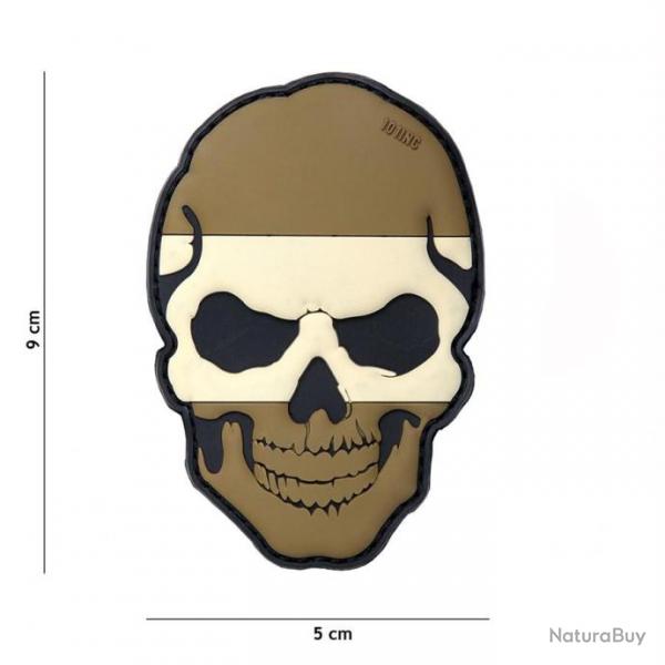 Patch 3D PVC Skull Spain | 101 Inc (444130-5008 | 8719298211945)