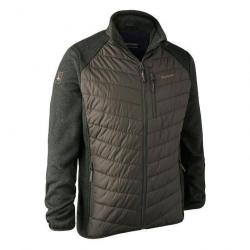 Veste Doudoune Moor avec tricot vert Deerhunter