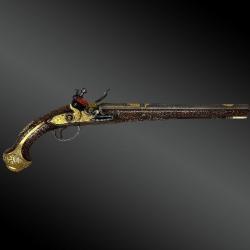 Pistolet à Silex Grand Luxe, Pour Le Marché Ottoman. France, XIXème