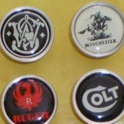 Boutons de portes :WINCHESTER-COLT-S&W-RUGER !!!